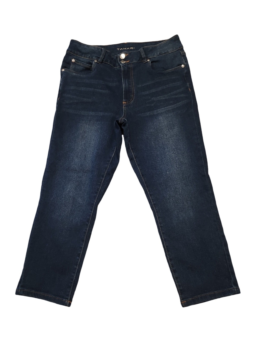 Tahari Women’s Navy Cropped Jeans
